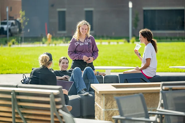 Summer on campus outdoors